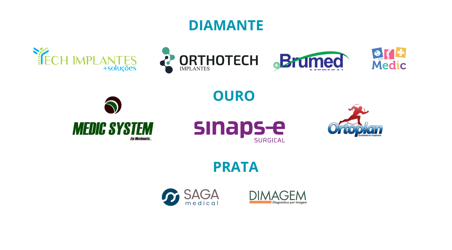 Patrocinadores do XVII Congresso Paraense de Ortopedia e Traumatologia